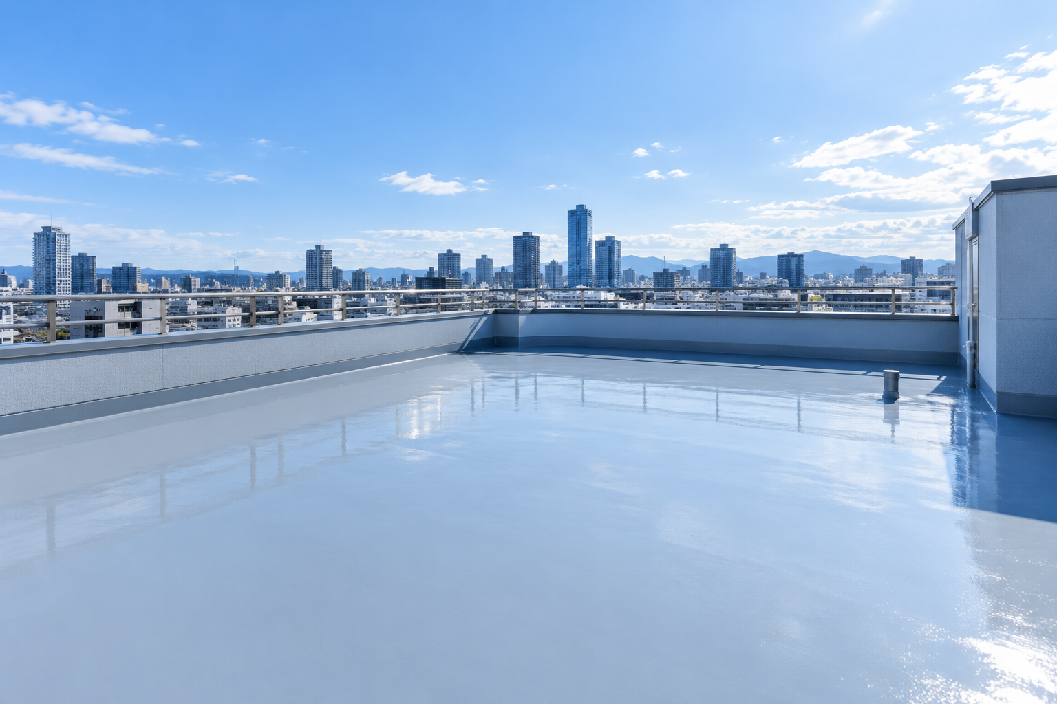 H・R防水の施工風景